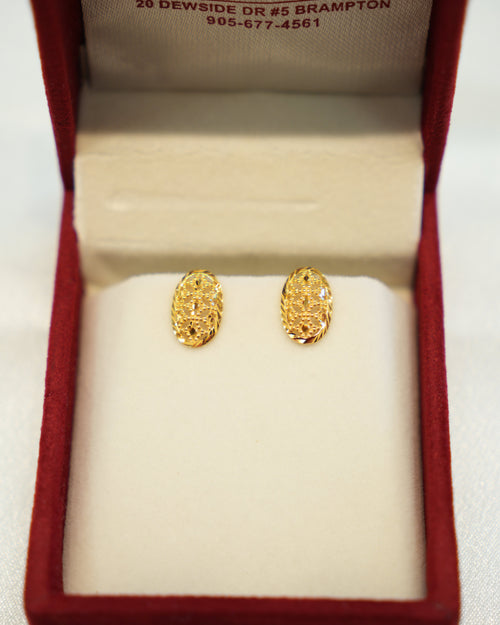 22K Gold Ladies Earrings