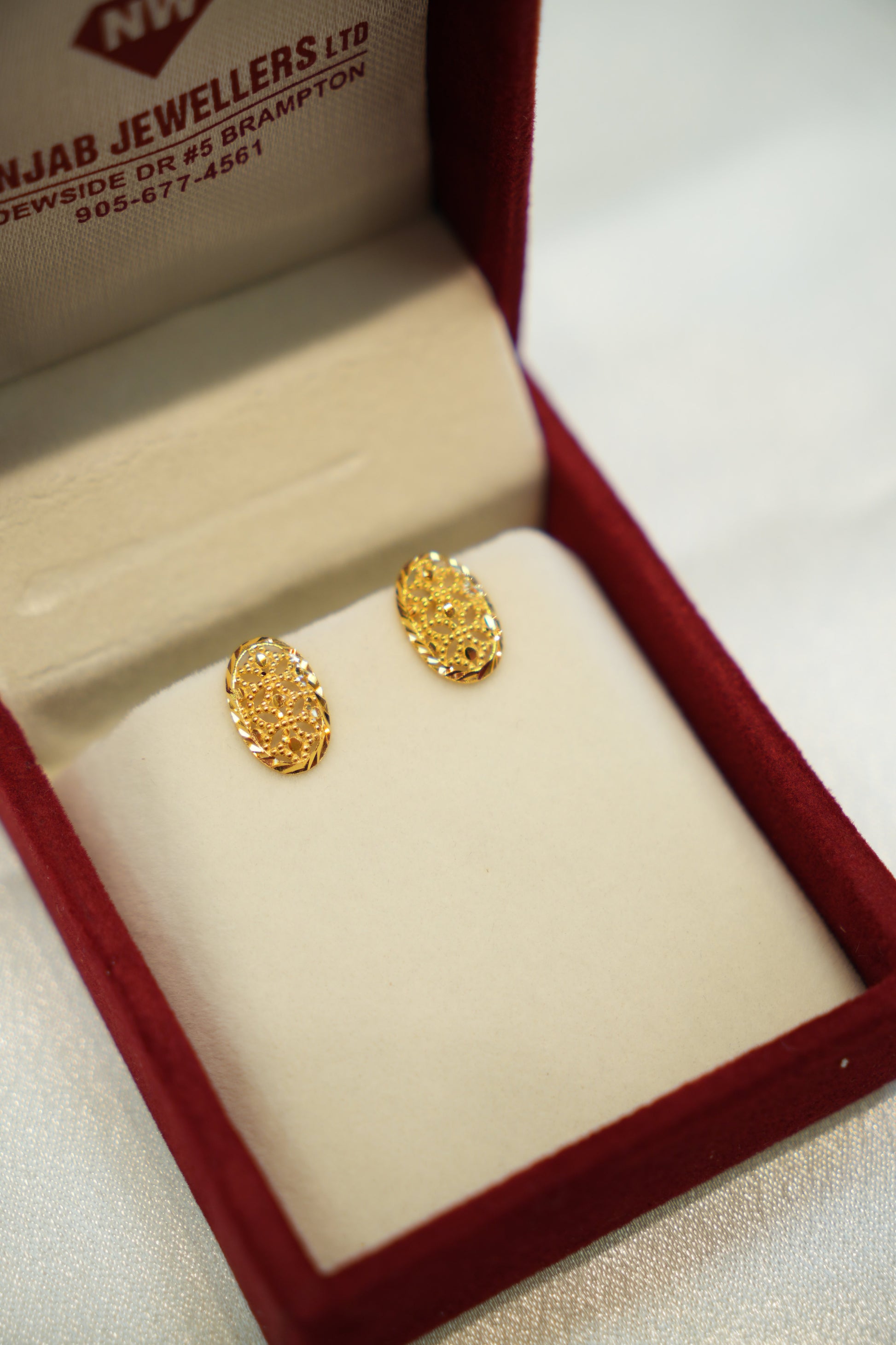 Punjab Jewellers ladies gold earrings collection