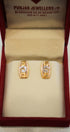 Gold earrings for wedding and festivals