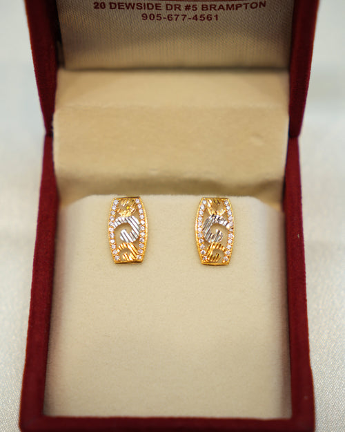 22K Gold Ladies Earrings