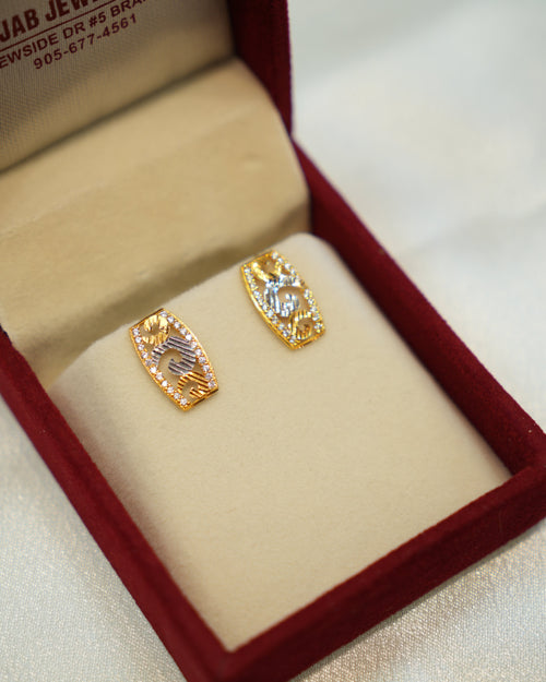 22K Gold Ladies Earrings