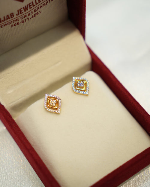 22K Gold Ladies Earrings