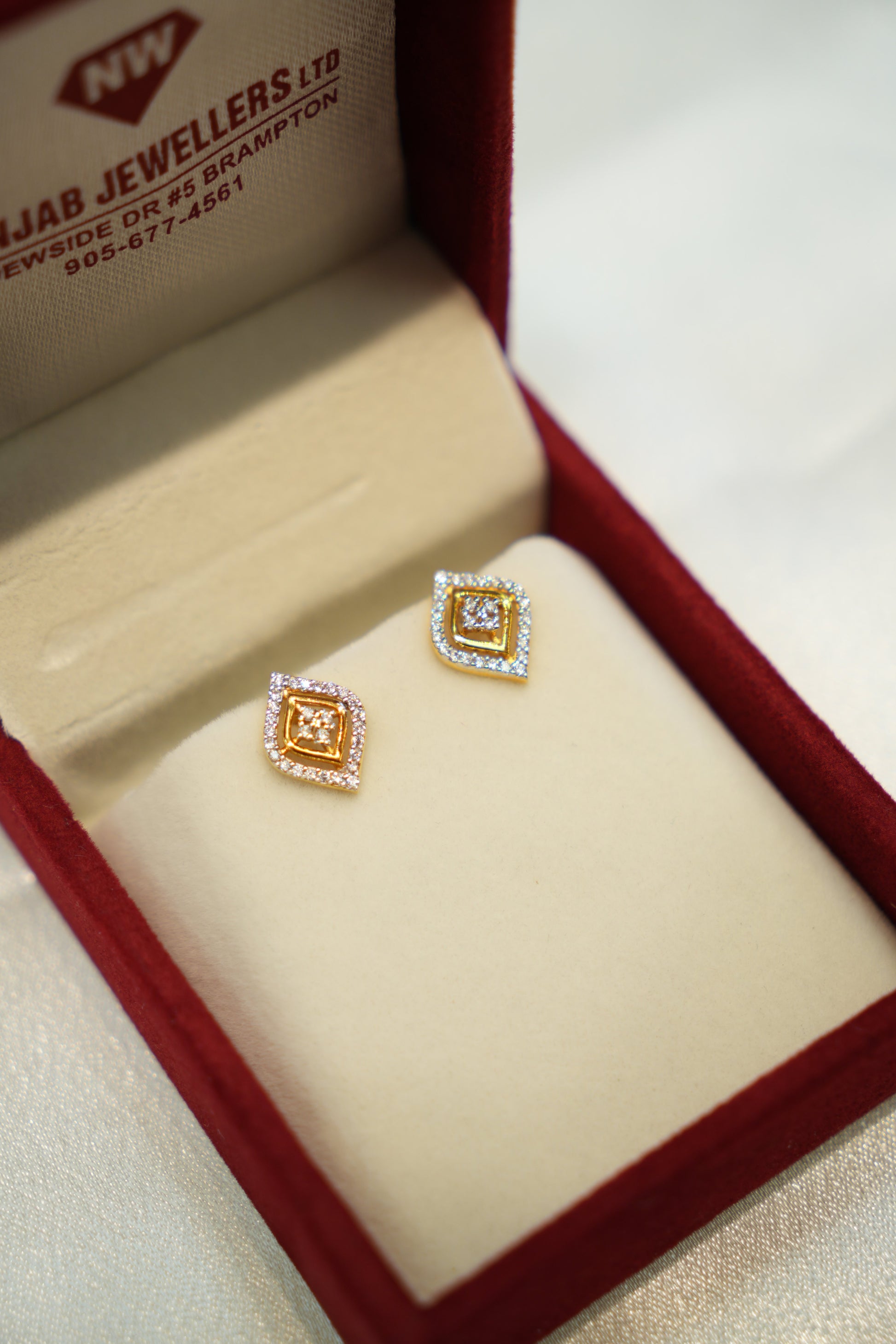 22K Gold Chic Ladies Earrings