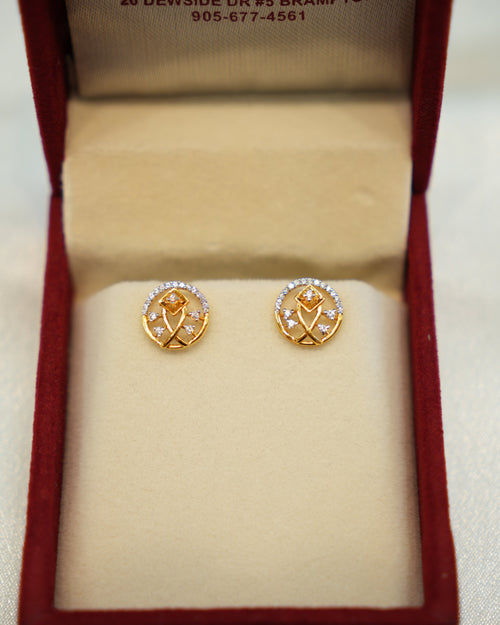 22K Gold Ladies Earrings