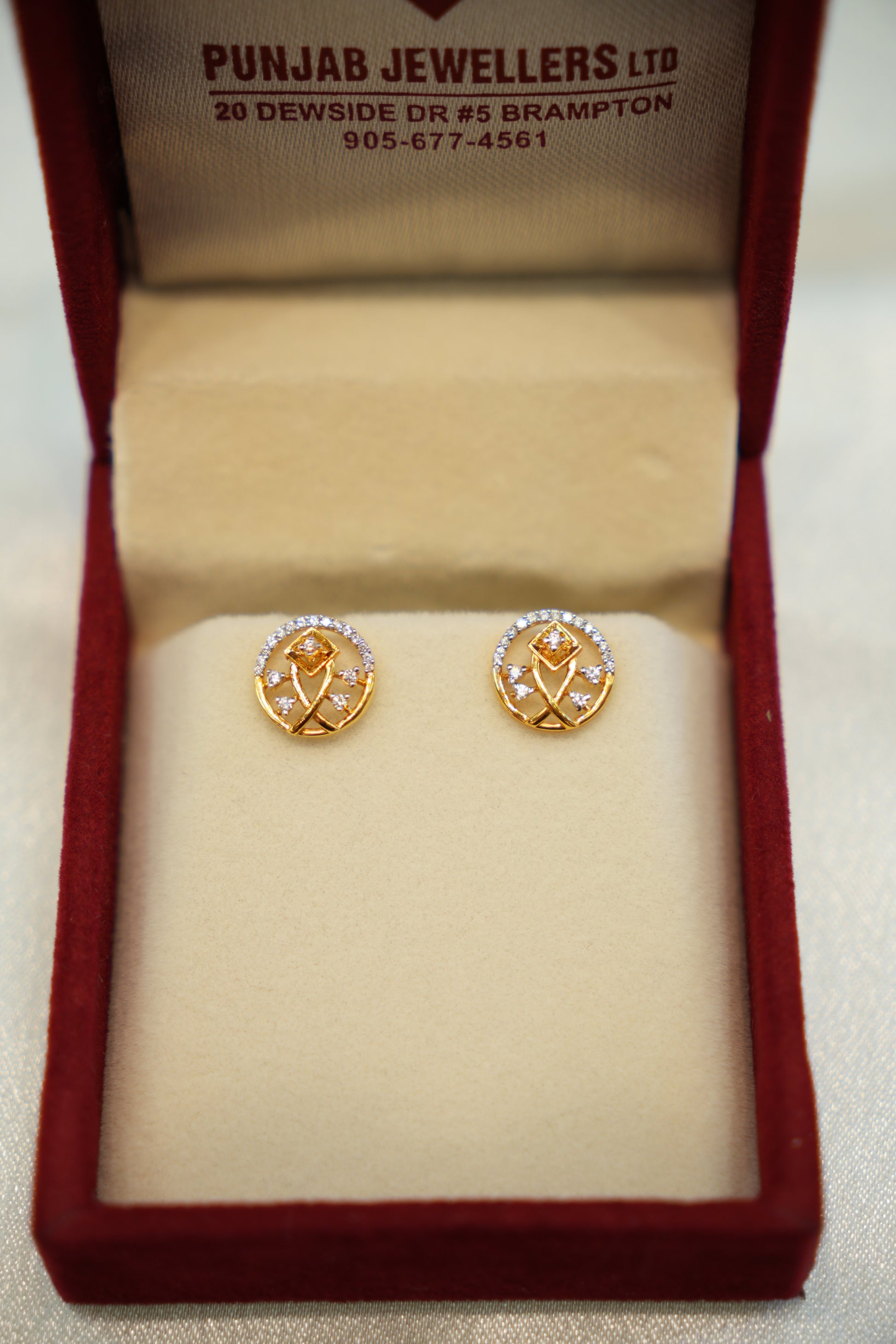 22K Gold Ladies Earrings