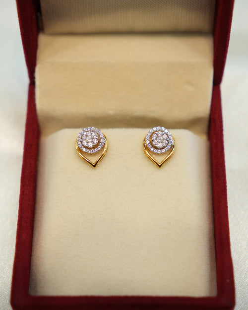 22K Gold Ladies Earrings