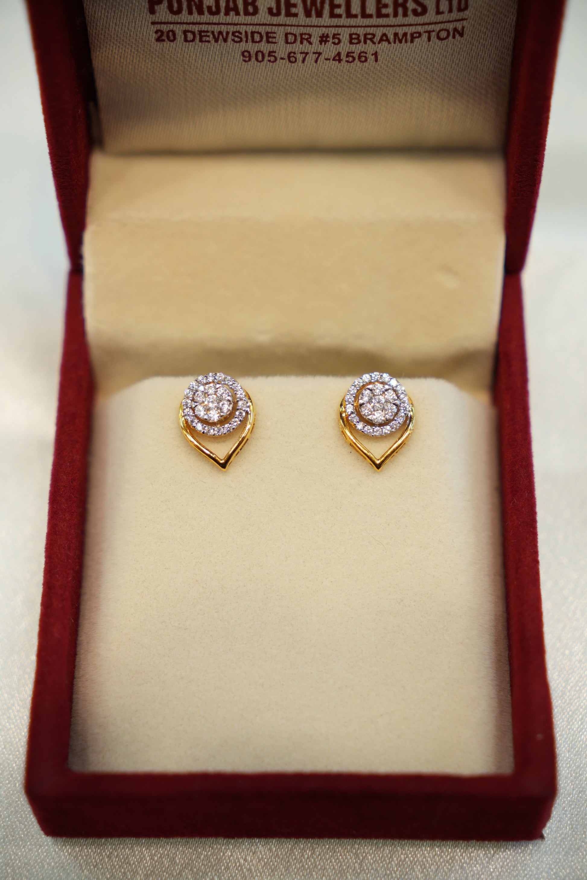 22K Gold Ladies Earrings