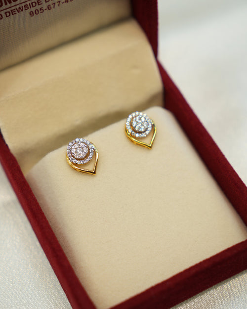 22K Gold Ladies Earrings
