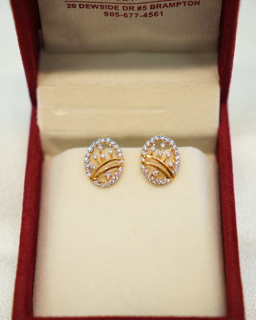 22K Gold Ladies Earrings