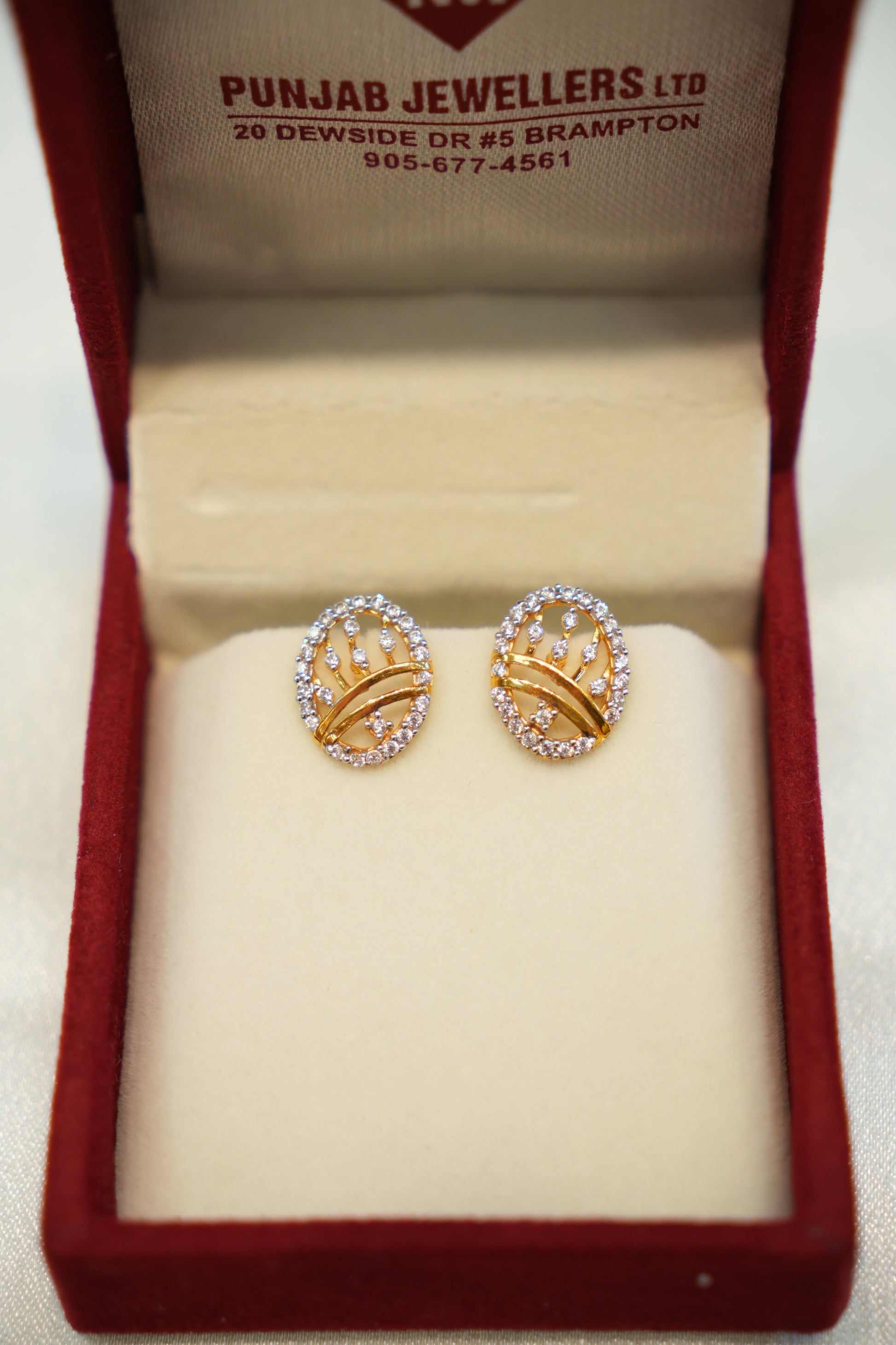 22K Gold Ladies Earrings