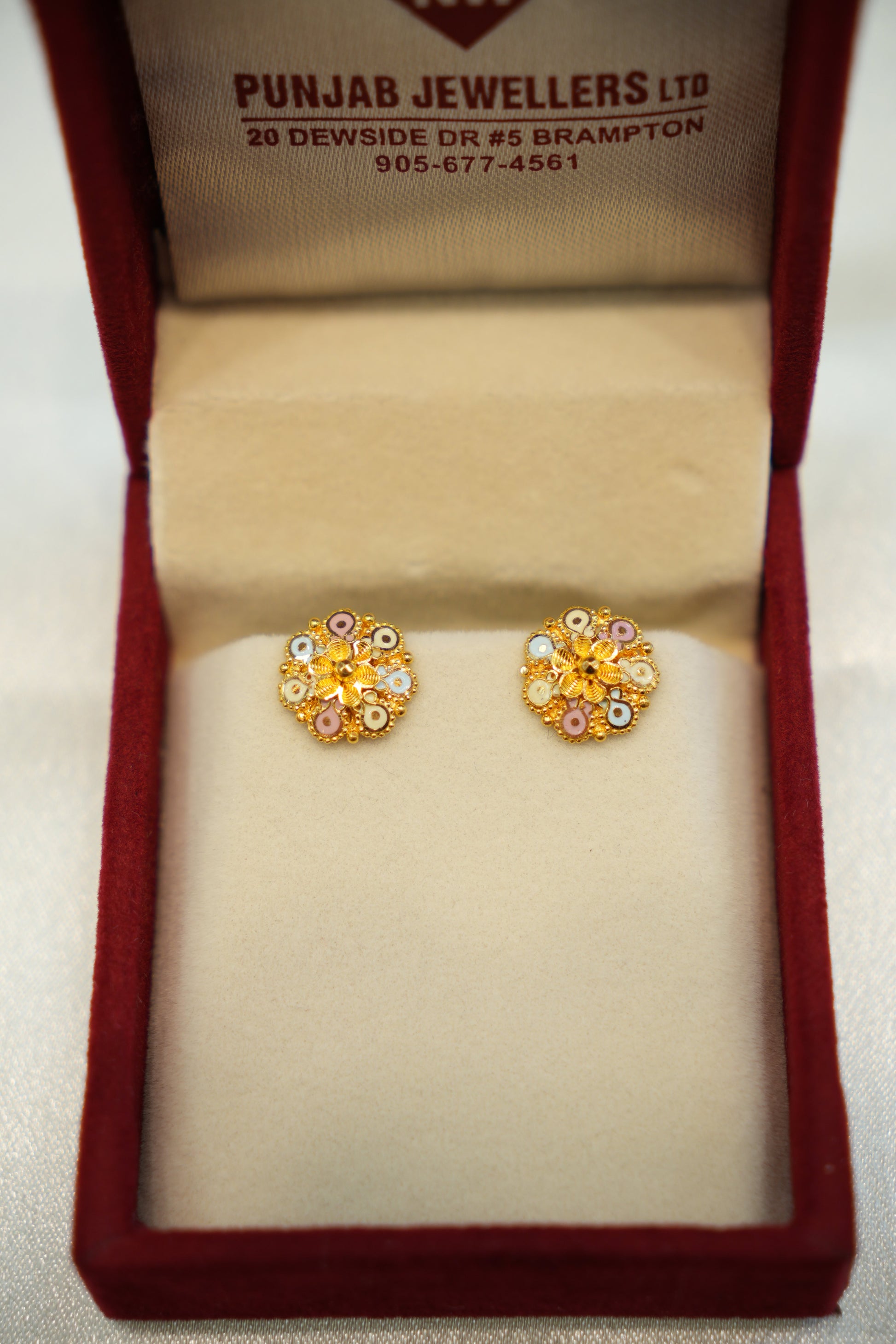 22K Gold Trendy Ladies Earrings