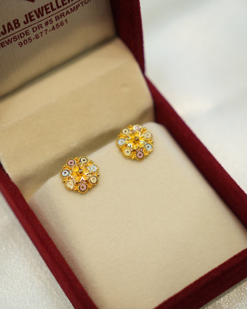 22K Gold Ladies Earrings