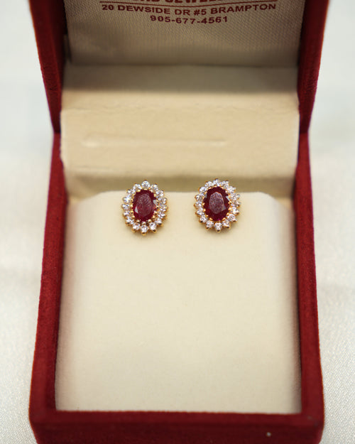 22K Gold Ladies Earrings