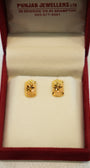 22K Gold Chic Fashion Earrings