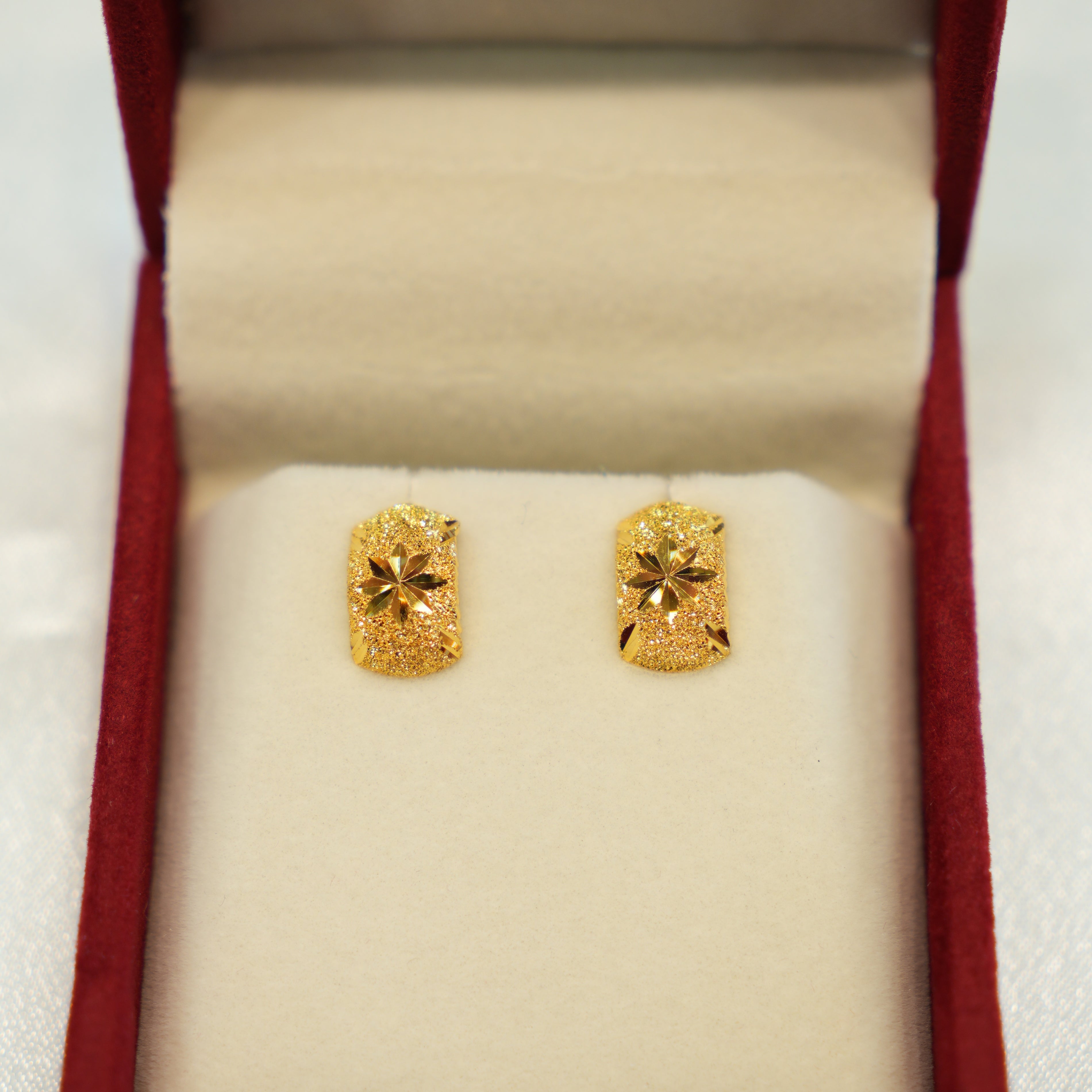 22K Gold Chic Fashion Earrings