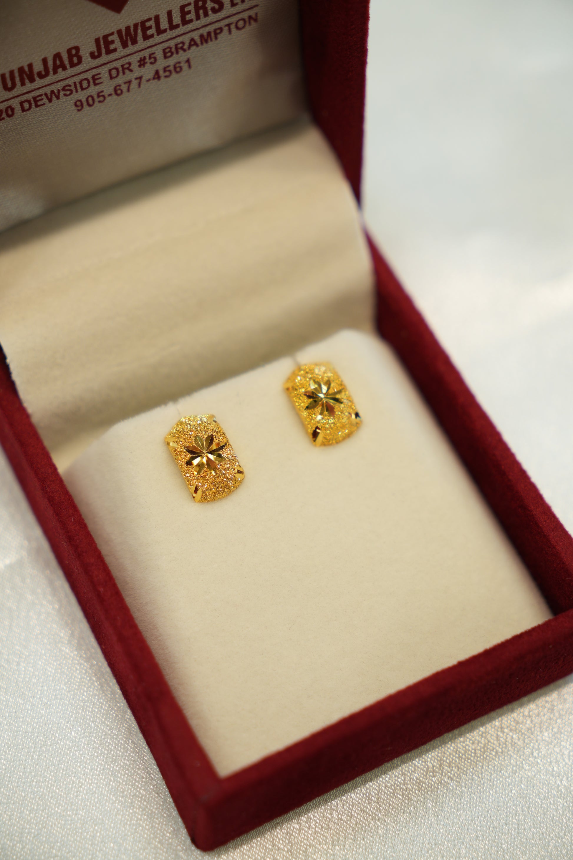 22K Gold Chic Fashion Earrings