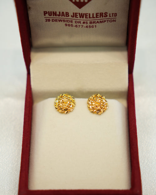 22K Gold Ladies Earrings