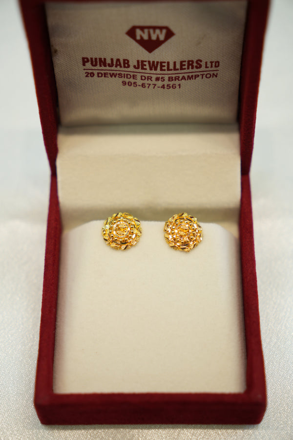 22K Gold Ladies Earrings