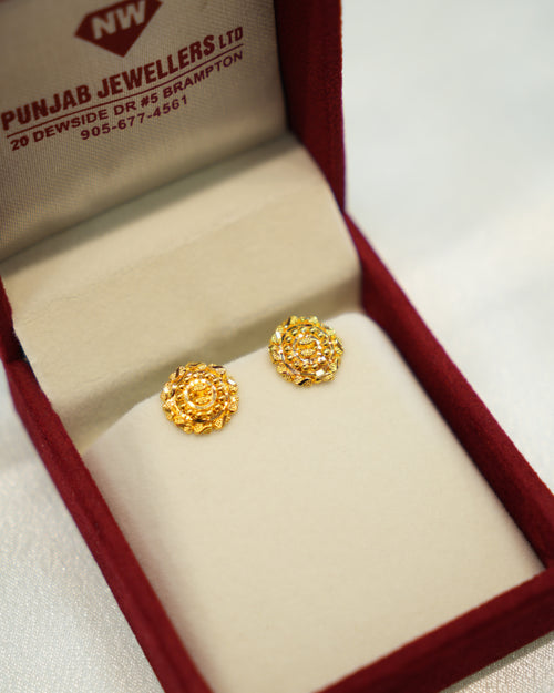 22K Gold Ladies Earrings