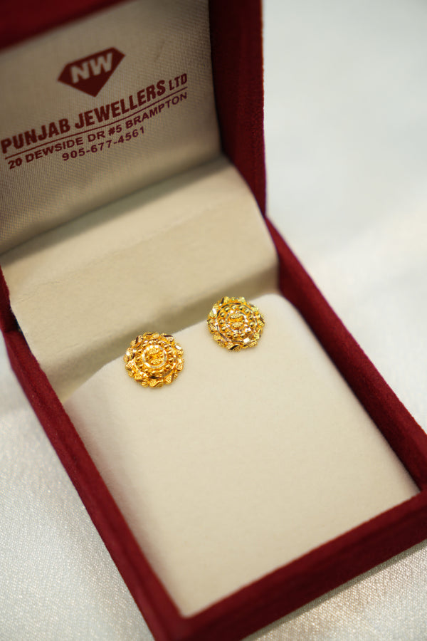 22K Gold Ladies Earrings