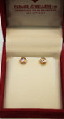 22K Gold Classic Stud Earrings