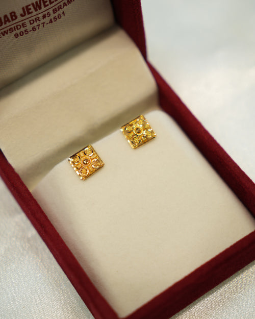 22K Gold Ladies Earrings