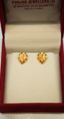 22K Gold Contemporary Earrings