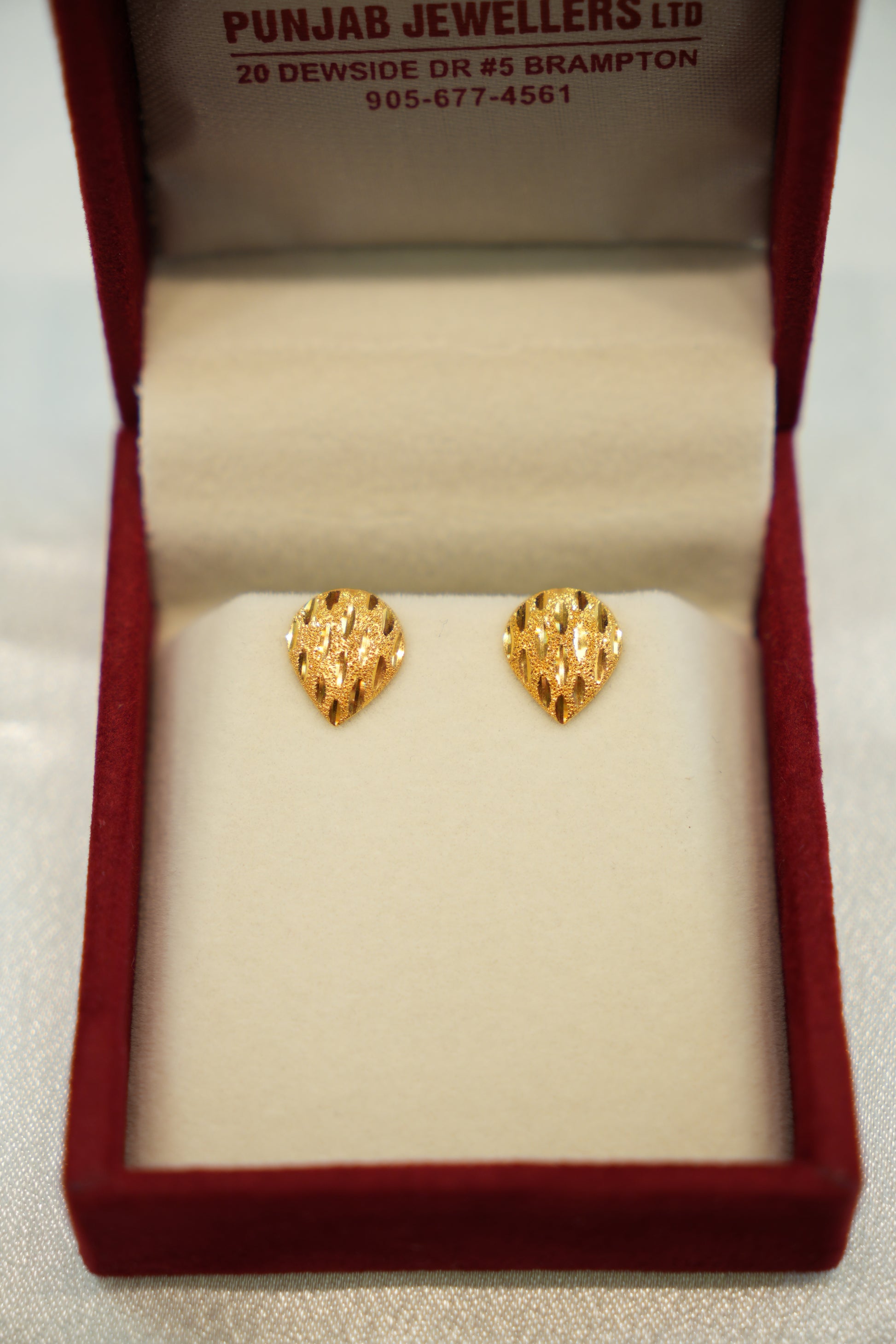 22K Gold Contemporary Earrings