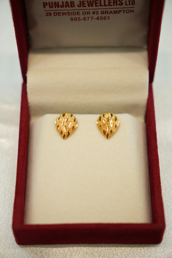 22K Gold Ladies Earrings