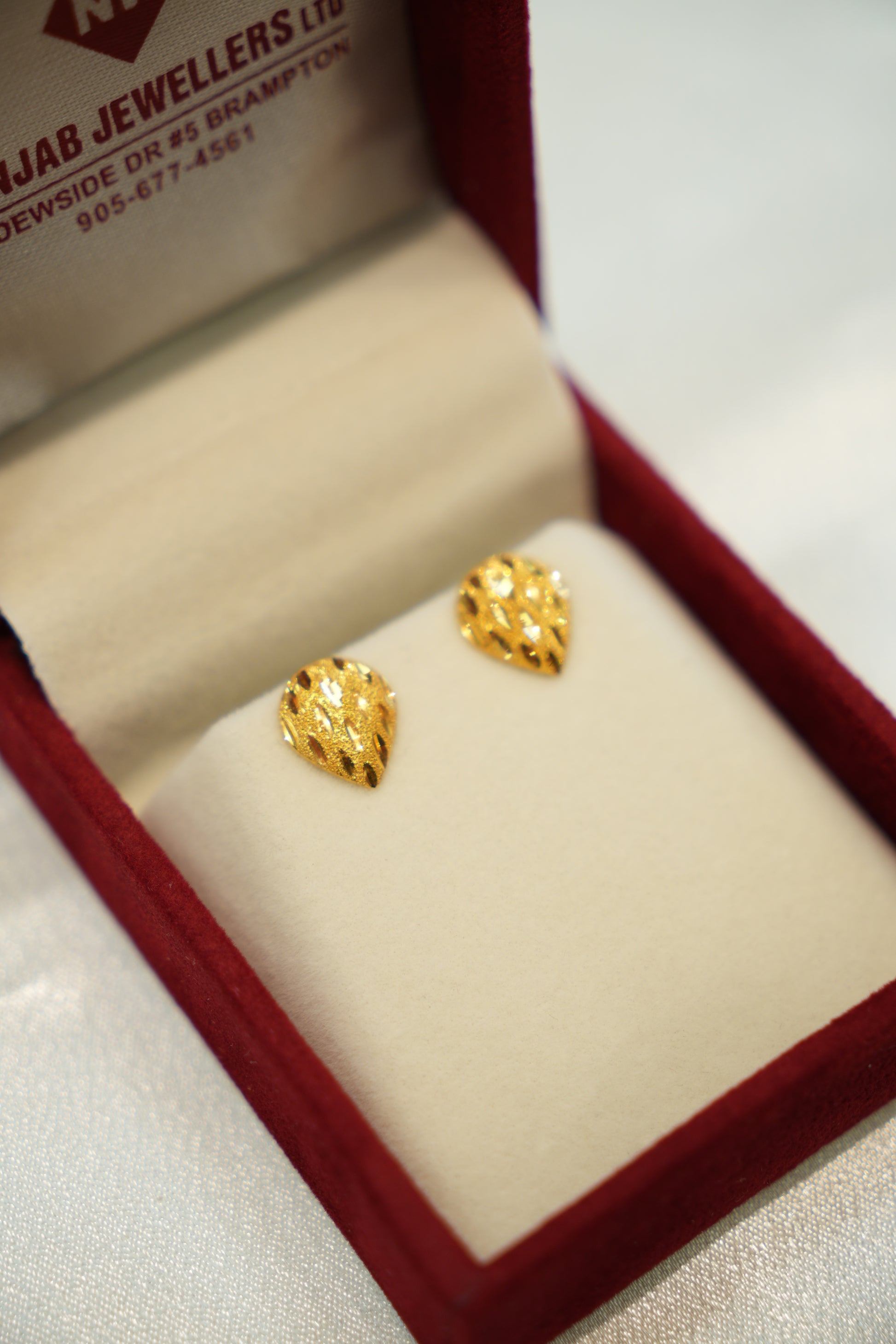 22K Gold Contemporary Earrings