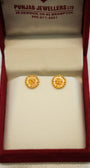 22K Gold Luxury Stud Earrings