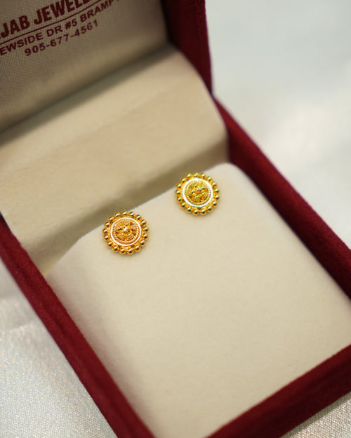 22K Gold Ladies Earrings