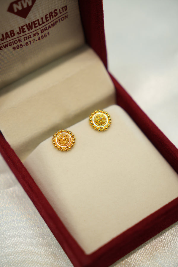 22K Gold Ladies Earrings