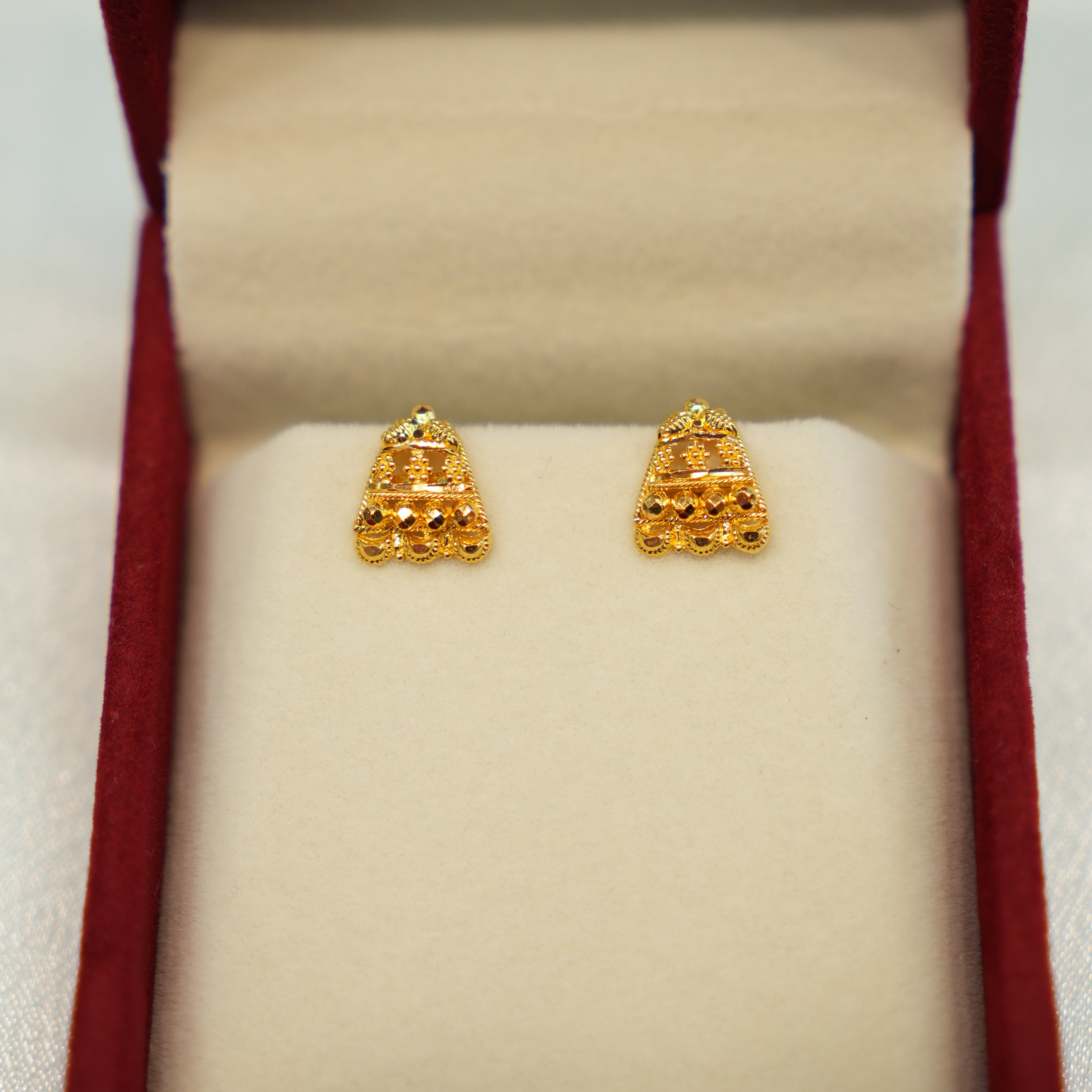 22K Gold Traditional Earrings