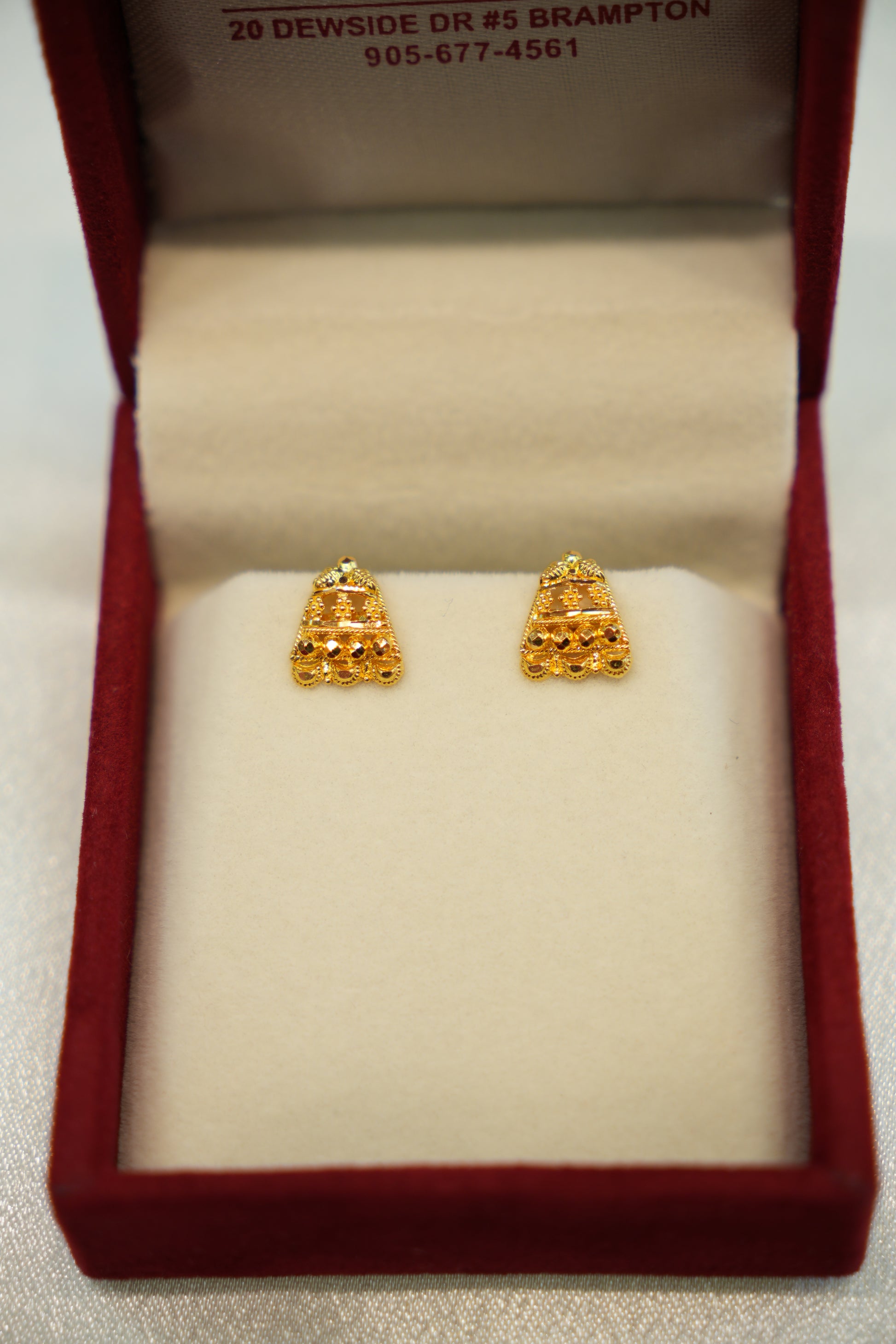 22K Gold Traditional Earrings