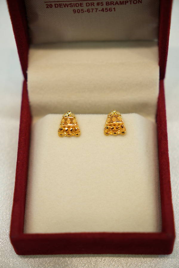 22K Gold Ladies Earrings