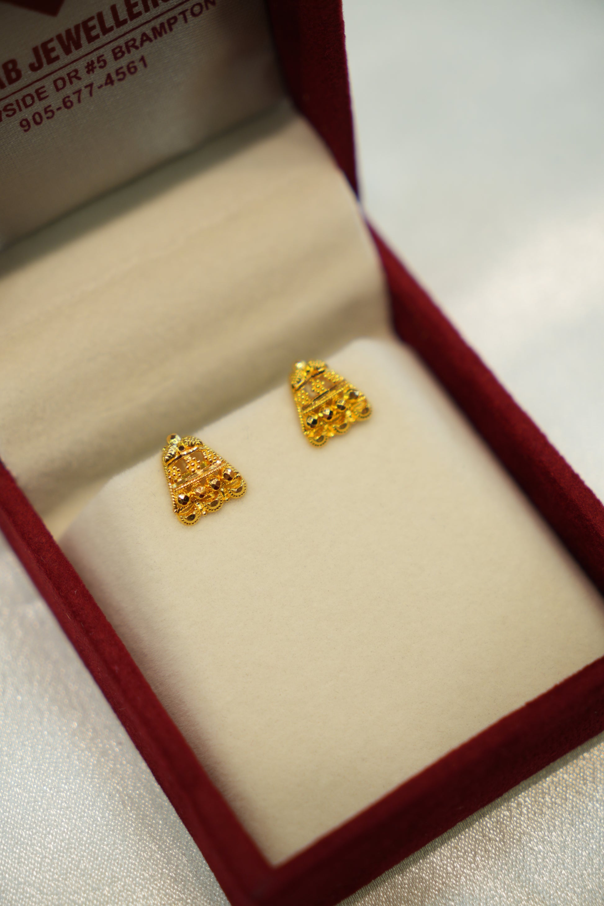 22K Gold Traditional Earrings