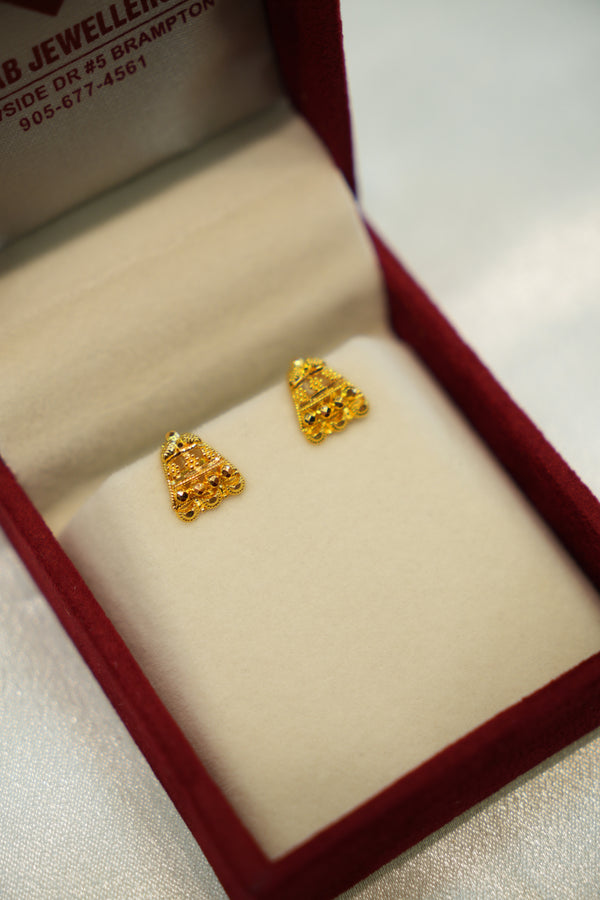 22K Gold Ladies Earrings