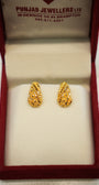 22K Gold Graceful Ladies Earrings