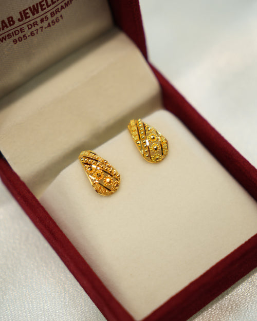 22K Gold Ladies Earrings