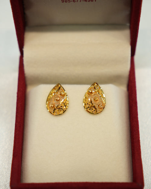 22K Gold Ladies Earrings
