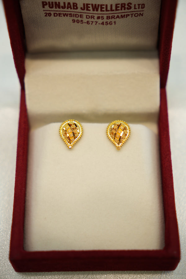22K Gold Ladies Earrings
