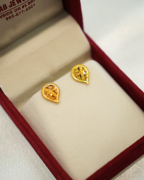 22K Gold Ladies Earrings