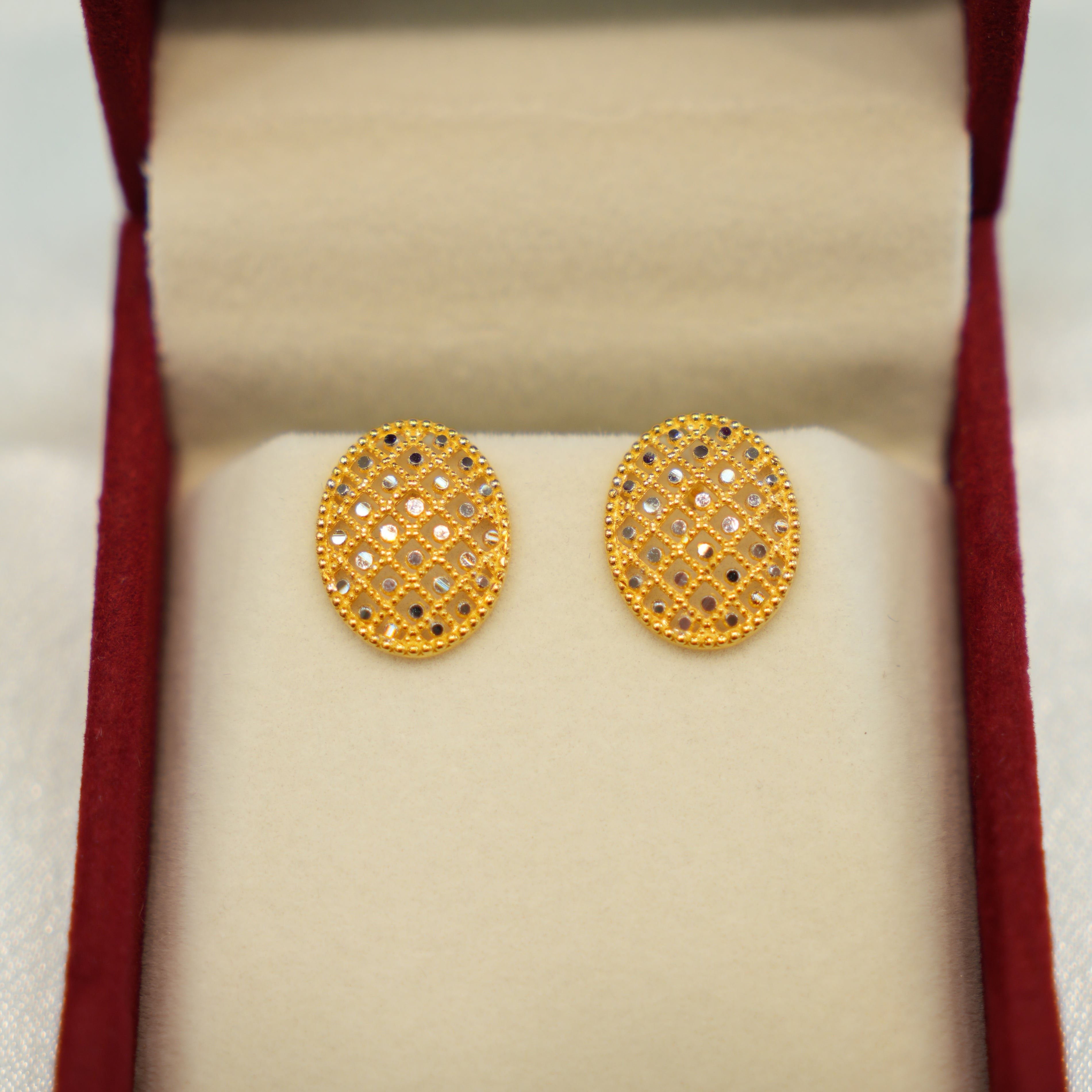 22K Gold Stylish Party Earrings