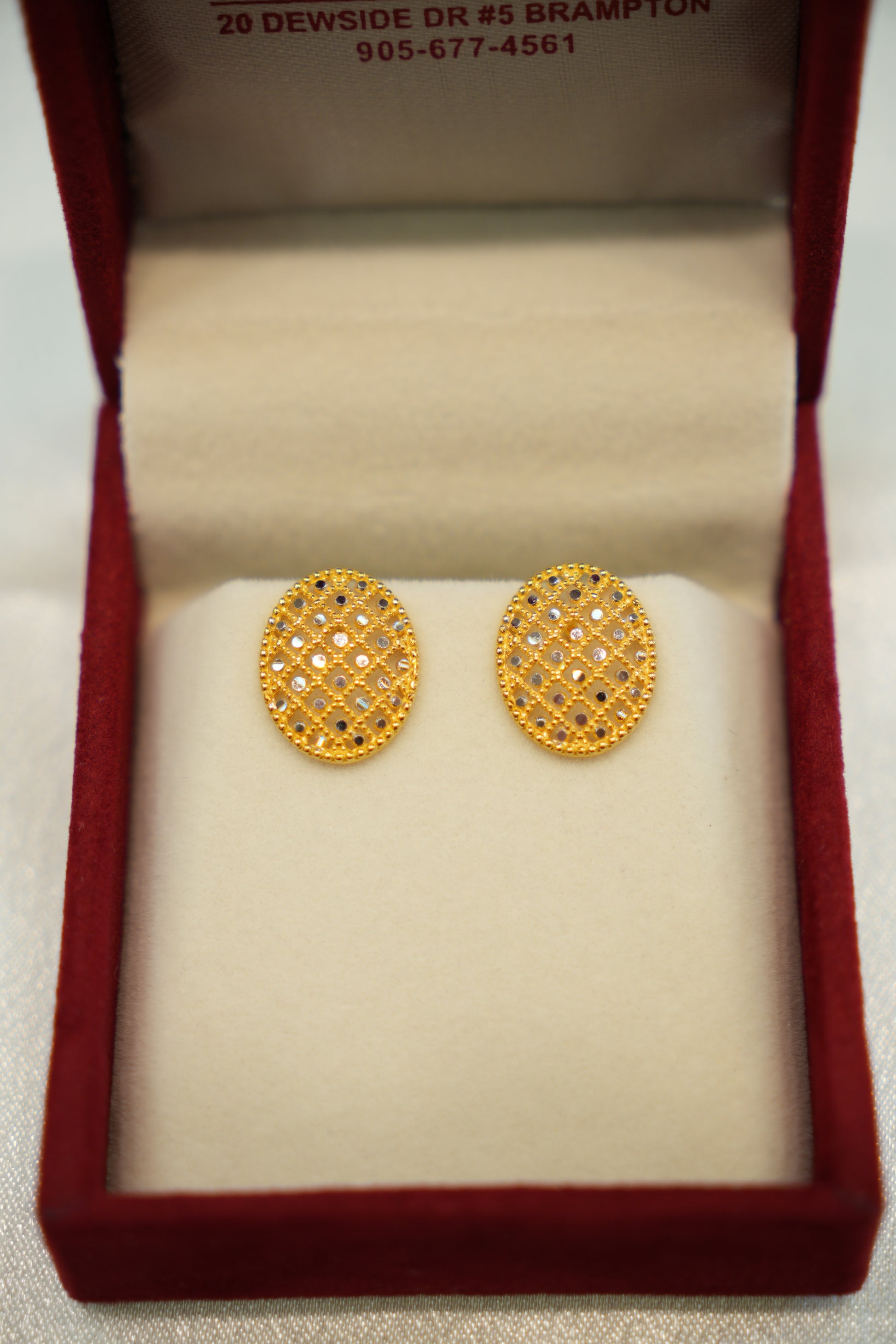 22K Gold Stylish Party Earrings