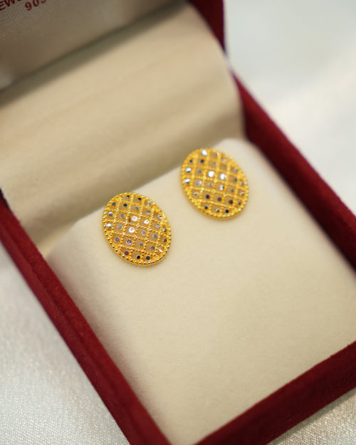 22K Gold Ladies Earrings