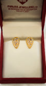 22K Gold Ladies Earrings