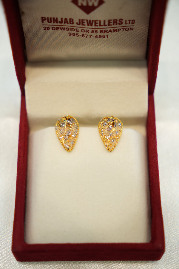 22K Gold Ladies Earrings