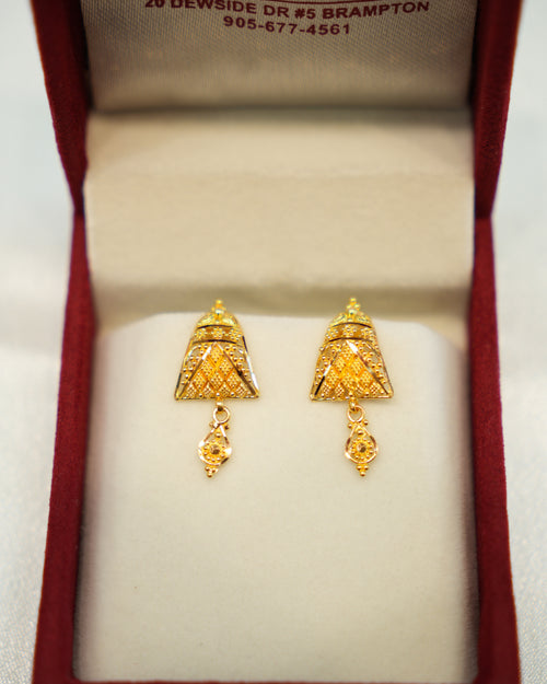 22K Gold Ladies Earrings