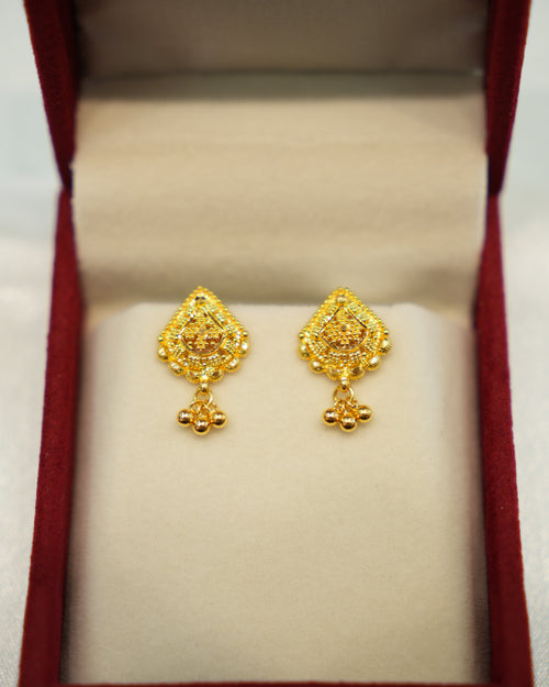 22K Gold Ladies Earrings